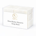 Shea butter glycerin soap base for melt and pour handmade soap making, moisturizing transparent base for DIY skincare soaps