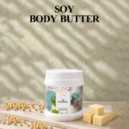 RV Organica Soy Body Butter natural moisturizer with buttery smooth texture for hydrated skin