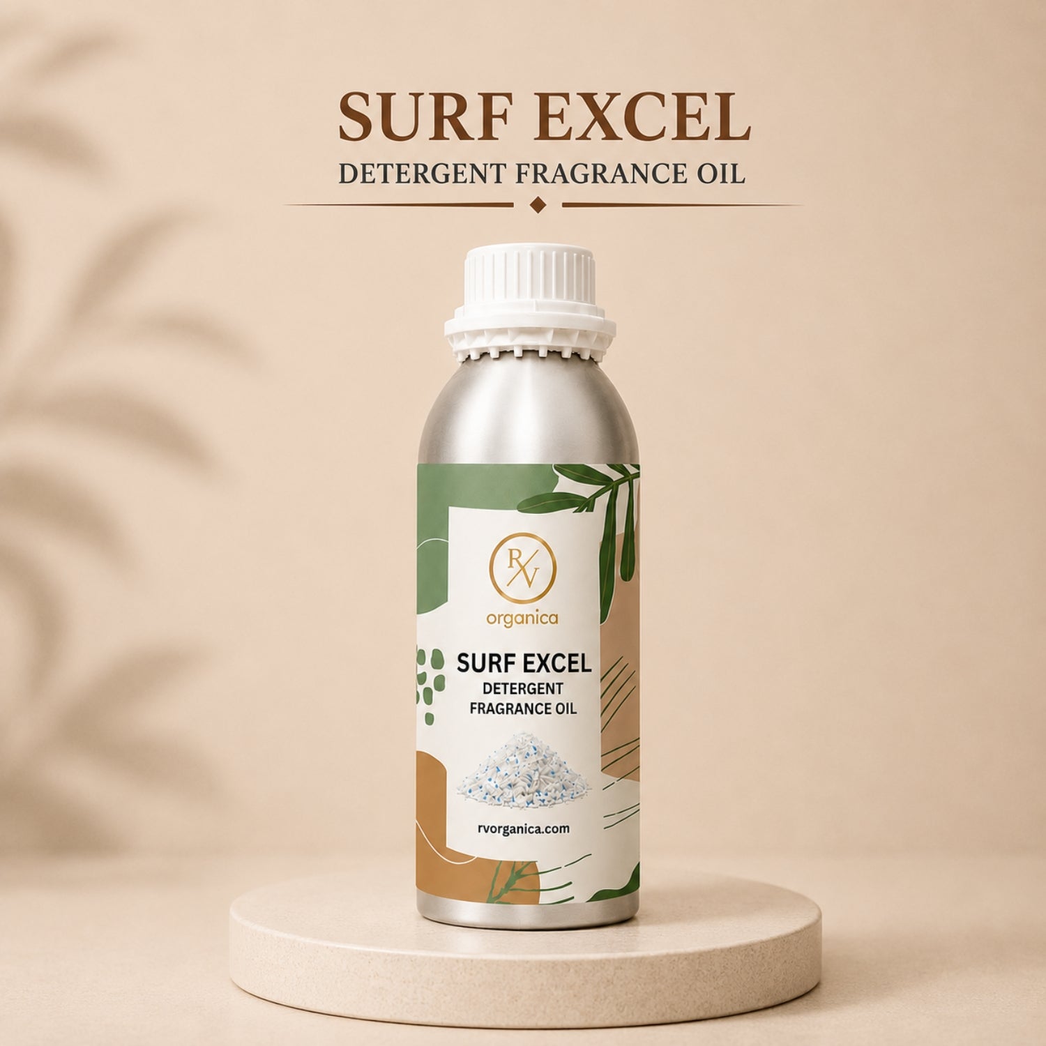 Surf Excel Detergent Fragrance Oil with a fresh clean and laundry-inspired aroma, offering a crisp, long-lasting fragrance ideal for detergents, fabric care, soaps, candles, and home fragrance products.