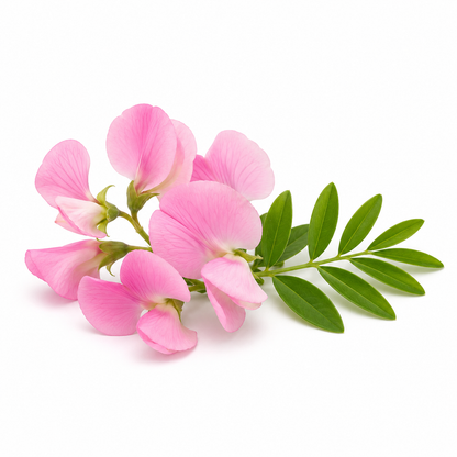 Sweet pea fragrance oil with soft floral sweet scent, ideal for soaps, candles, skincare, and perfume making