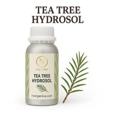 Pure organic tea tree hydrosol for acne-prone and oily skin by RV Organica - natural skin toner with antibacterial properties
