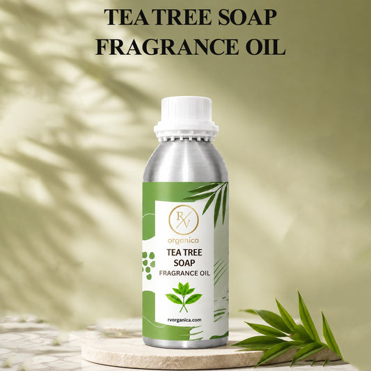 Tea Tree Soap Fragrance Oil with a fresh, clean, and herbal aroma, offering a crisp and long-lasting fragrance ideal for soaps, body care products, candles, and home fragrance applications. - second image