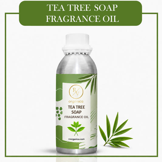 Tea Tree Soap Fragrance Oil by RV Organica for soap making, melt and pour soap, cold process soap and handmade soap