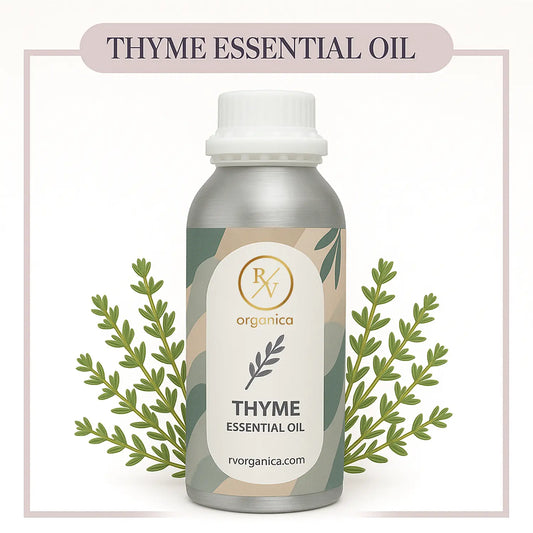 Pure Thyme Essential Oil for aromatherapy and skincare –RV Organica