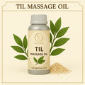 Pure organic til massage oil for body pain relief - RV Organica natural sesame massage oil