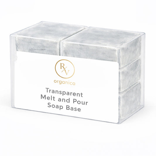 Transparent melt and pour soap base for handmade soap making, clear glycerin base ideal for DIY skincare soaps