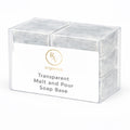 Transparent melt and pour soap base for handmade soap making, clear glycerin base ideal for DIY skincare soaps