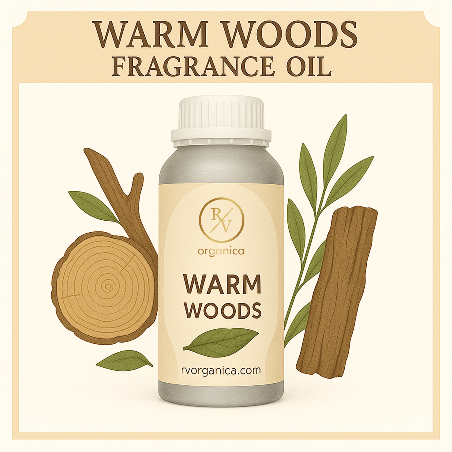 Pure Warm Woods Fragrance Oil – RV Organica