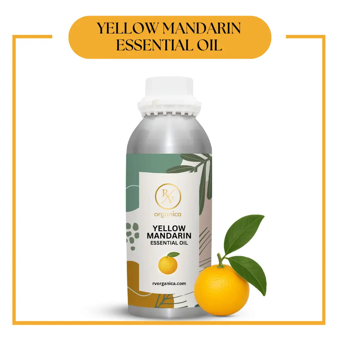 Pure Yellow Mandarin Essential Oil for aromatherapy and skincare –RV Organica