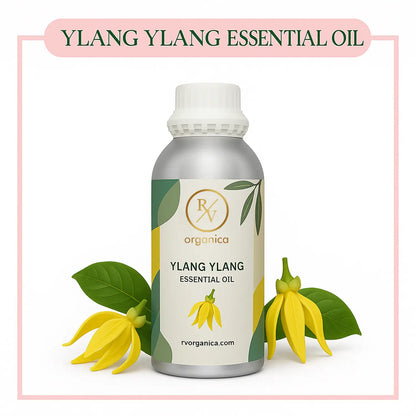 Pure Ylang Ylang Essential Oil for aromatherapy and skincare RV Organica